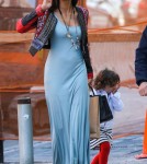 Padma Lakshmi & Daughter Krishna Out And About In New York
