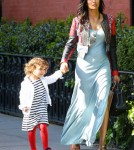 Padma Lakshmi & Daughter Krishna Out And About In New York