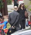 Semi-Exclusive... Sandra Bullock Picks Up Her Mini Superman