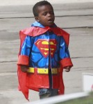 Semi-Exclusive... Sandra Bullock Picks Up Her Mini Superman