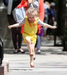 Sarah Jessica Parker Walks Her Daughters Home In NYC