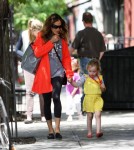 Sarah Jessica Parker Walks Her Daughters Home In NYC