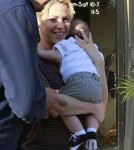 Shakira And Her Son Leaving Bel Bambini