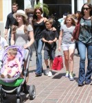 Victoria Beckham Shopping With Her Family At The Grove
