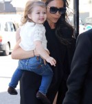 Victoria Beckham Takes Harper To Paris To Visit David On His Birthday