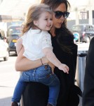 Victoria Beckham Takes Harper To Paris To Visit David On His Birthday