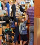 Alessandra Ambrosio Shops At Whole Foods With Her Daughter
