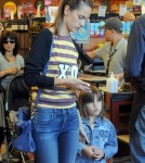 Alessandra Ambrosio Shops At Whole Foods With Her Daughter