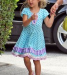 Semi-Exclusive... Pregnant Busy Philipps Takes Her Daughter To The Dentist