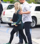 Pregnant Fergie & Josh Duhamel Attending Church
