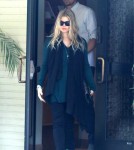 Pregnant Fergie & Josh Duhamel Attending Church