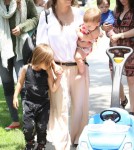 Kourtney Kardashian & Kids Out With A Friend In Los Angeles