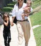 Kourtney Kardashian & Kids Out With A Friend In Los Angeles