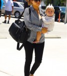 Kourtney Kardashian Takes Baby Penelope To Lunch