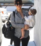 Kourtney Kardashian Takes Baby Penelope To Lunch