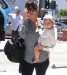 Kourtney Kardashian Takes Baby Penelope To Lunch