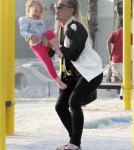 Pink & Family Enjoying The Day In Venice Beach