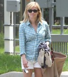 Exclusive... Reese Witherspoon Takes Deacon To The Pool
