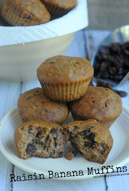 Get Ready For Cooler Weather With Raisin Banana Muffins #Recipe 