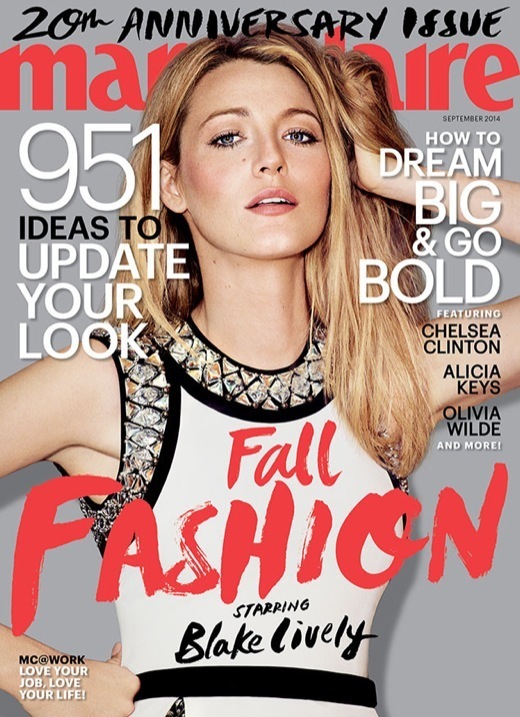 Blake Lively Covers Marie Claire