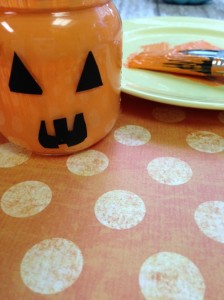 Halloween Craft: Pumpkin Votive Holder
