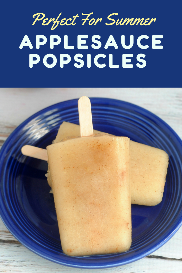 Perfect For Summer: Applesauce Popsicles