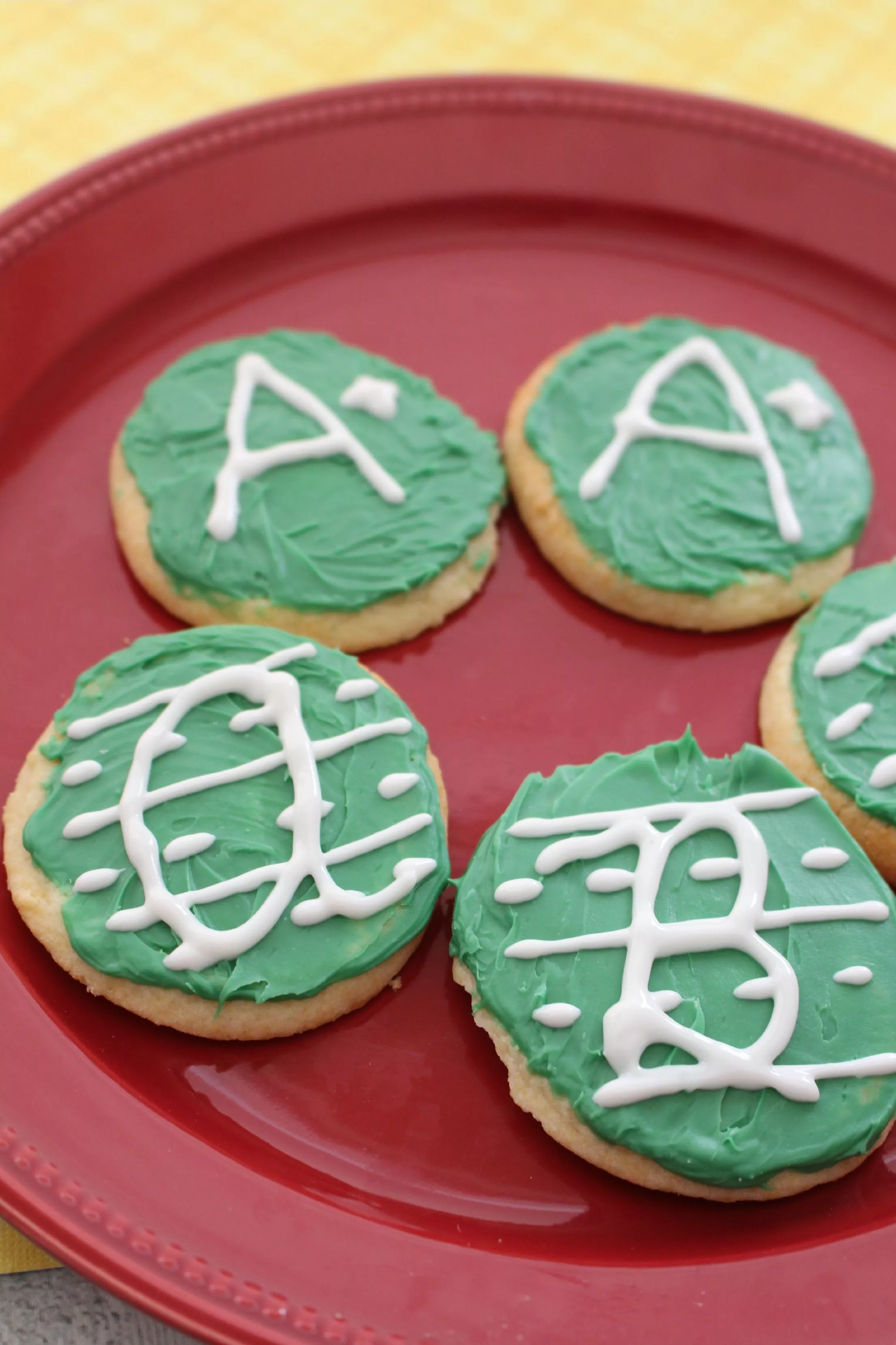 Back-to-School ABC Handwriting Cookies