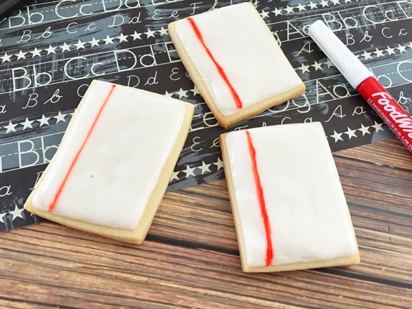 Welcome Back-To-School Notebook Cookies