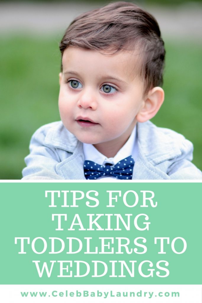 Tips for Taking Toddlers to Weddings