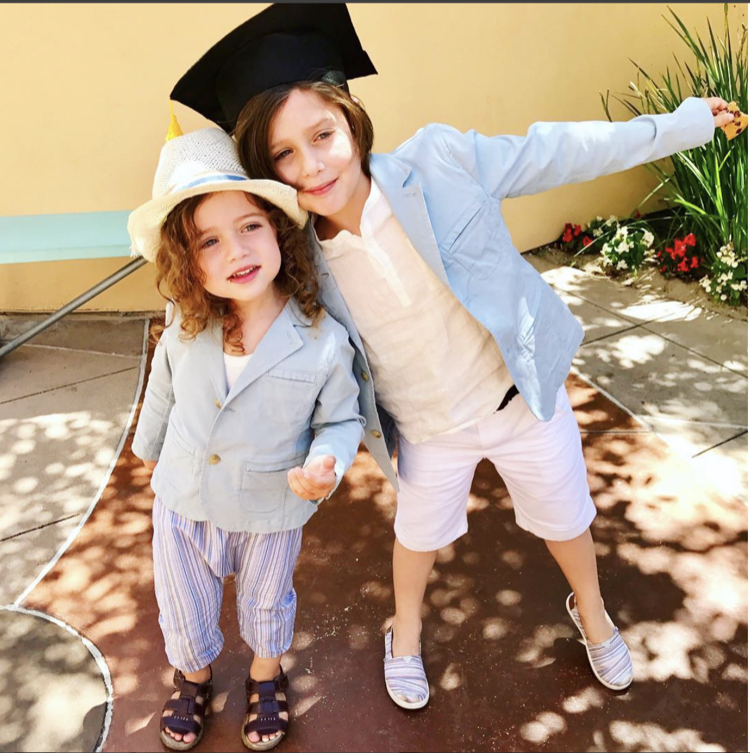 Rachel Zoe S Son Skyler Graduates Kindergarten Celeb