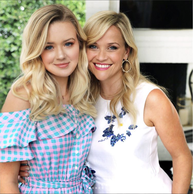 Reese Witherspoon Celebrates Clothing Line With Daughter Ava