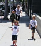 Sharon Stone With Sons Roan Joseph Bronstein, Laird Vonne Stone And ...