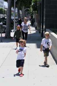 Sharon Stone With Sons Roan Joseph Bronstein, Laird Vonne ...