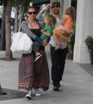 Tobey Maguire Spends The Day With His Family