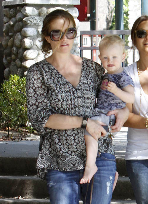 Rebecca Gayheart Heads To Park With Daughter Billie