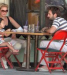 Katherine Heigl joined her husband singer Josh Kelley on a stroll with their daughter Naleigh