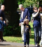 Jon Voight Takes Daughter Angelina Jolie's Children To The Park