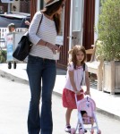 Katie Holmes and her daughter Suri in Los Angeles