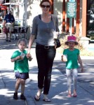Marcia Cross and her daughters Eden and Savannah Mahoney spotted out and about in Santa Monica, CA.