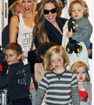 Angelina Jolie takes her children for a playdate with Gwen Stefani's boys after visiting Gwen's home in London