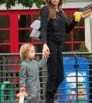 Angelina Jolie and Kids at Legoland in Windsor, UK - Sep 20
