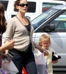 Jennifer Garner takes her daughters Seraphina and Violet out to lunch in Santa Monica