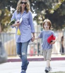 Julia Roberts spends a fun filled afternoon with daughter Hazel and son Henry Moder in Los Angeles, CA