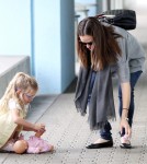 Pregnant Jennifer Garner And Daughter Violet Running Errands In Santa Monica