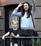 Actress Liv Tyler and son Milo are seen leaving her home in New York