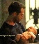 Natalie Portman and her fiancé Benjamin Millepied Take Alef Out For the First Time