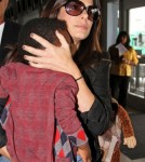 Sandra Bullock and Louis Leaving LAX