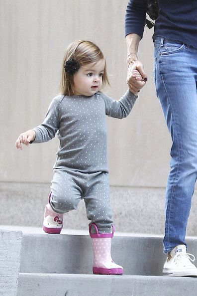 Sarah Jessica Parker and Matthew Broderick take their twins Marion and Tabitha to a playhouse at Columbia University.