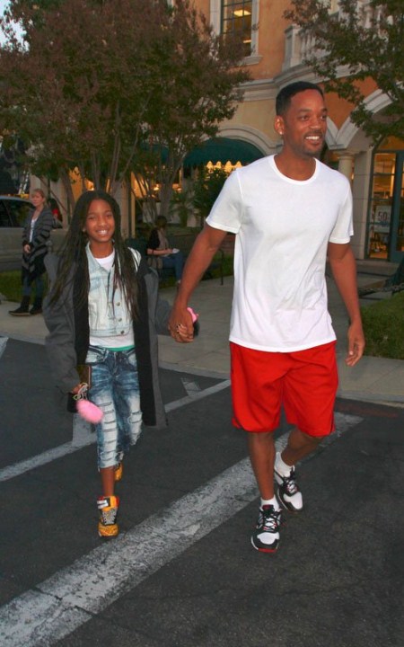 Will Smith and Willow at Barnes & Noble