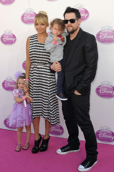 Nicole Richie and Joel Madden Take Their Kids To Disney's Princess Royal Court Celebration